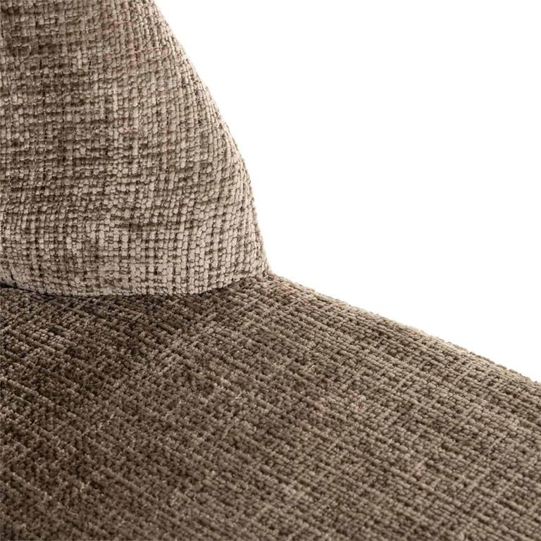 Cecilia Stone Chenille Fabric Dining Chair (Set of 2)