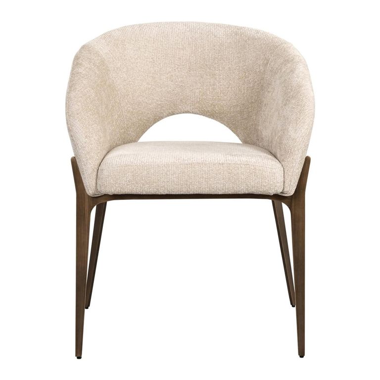 Kenzi Cream Fabric Dining Chair