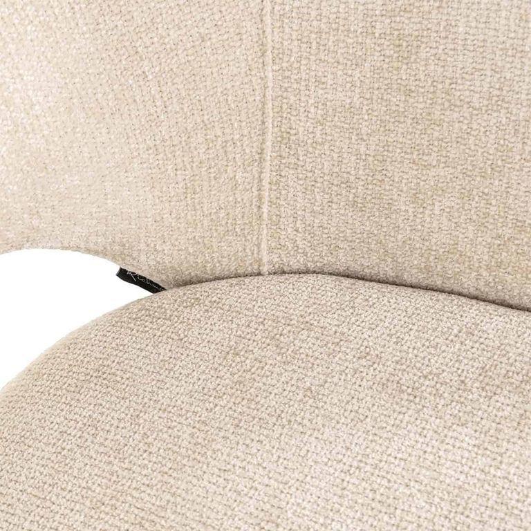 Kenzi Cream Fabric Dining Chair