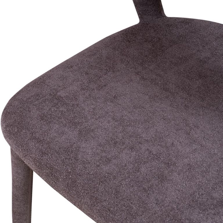 Toledo Dining Chair - Set of 2 - Curved Back - Taupe - Fabric