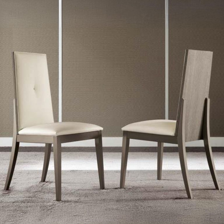 Tivoli Dining Chair - Set of 2 - Grey Fabric