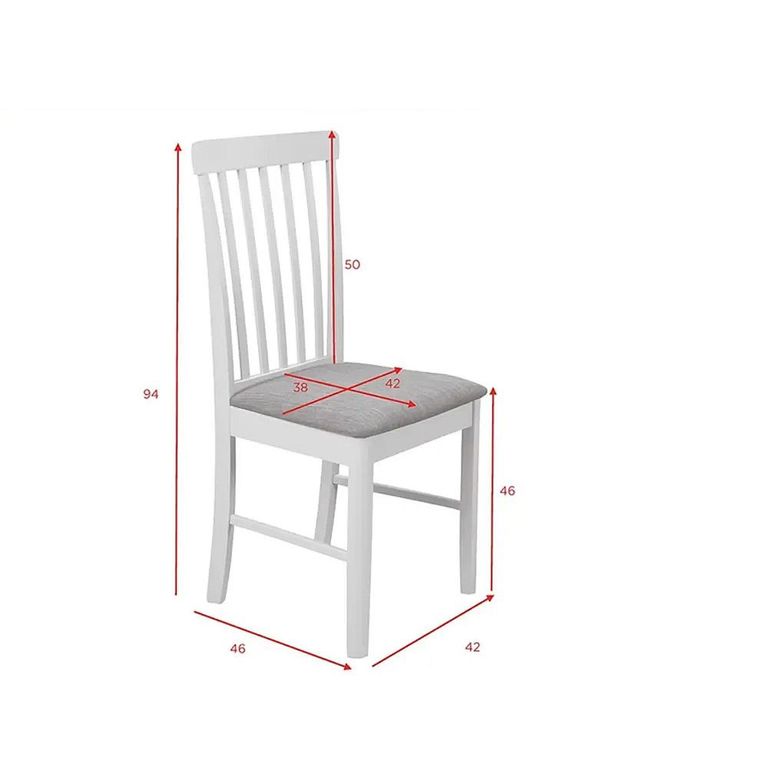 Clearance - Altona Dining Chair - Set of 2 - Grey - FSS17524