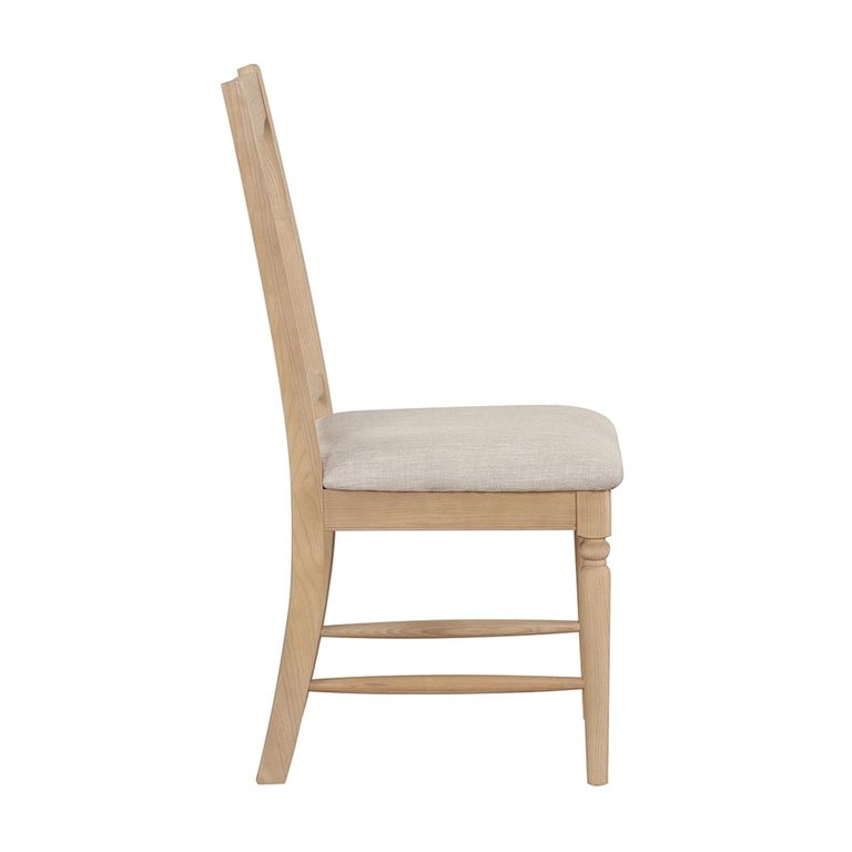 Cromwell Dining Chair - Set of 2 - Oak and Fabric