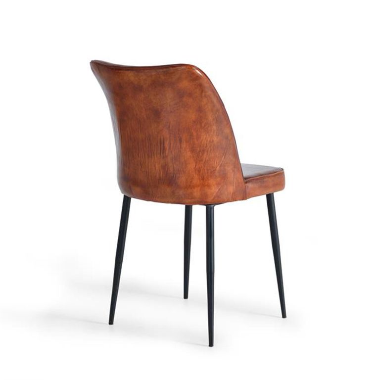 Arroyo Dining Chair - Brown Leather - Set of 2