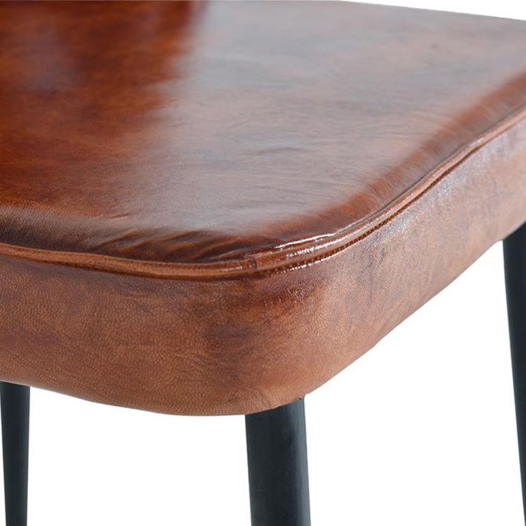 Arroyo Dining Chair - Brown Leather - Set of 2