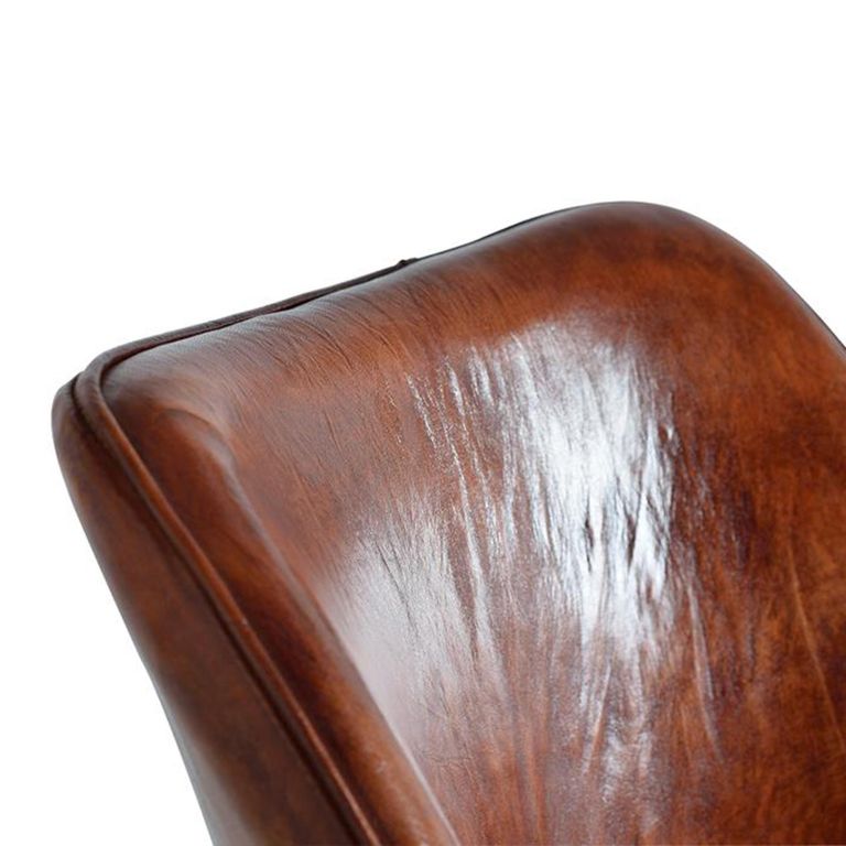 Arroyo Dining Chair - Brown Leather - Set of 2