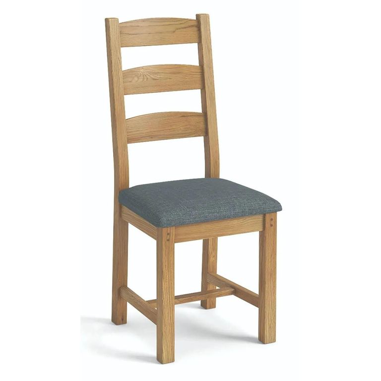 Burford Dining Chair - Set of 2 - Ladder Back - Oak