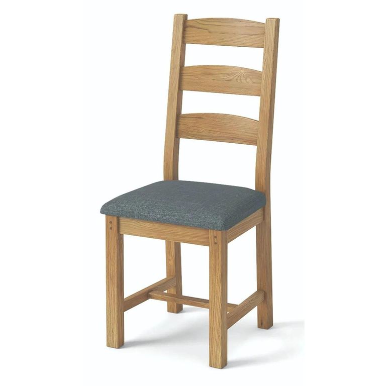 Burford Dining Chair - Set of 2 - Ladder Back - Oak