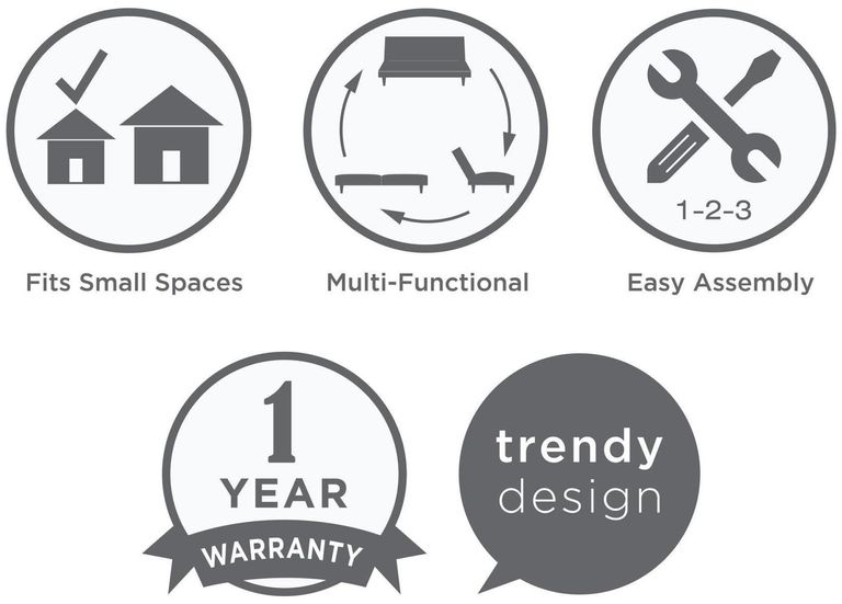 Finn Dining Chair - Set of 2 - Grey - C009012UK