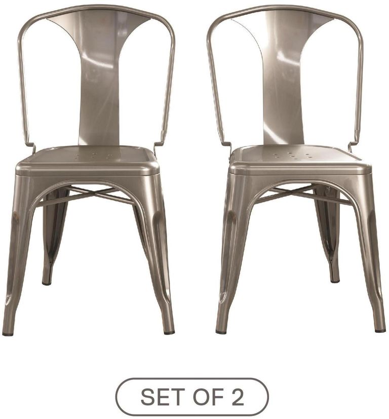 Finn Dining Chair - Set of 2 - Grey - C009012UK