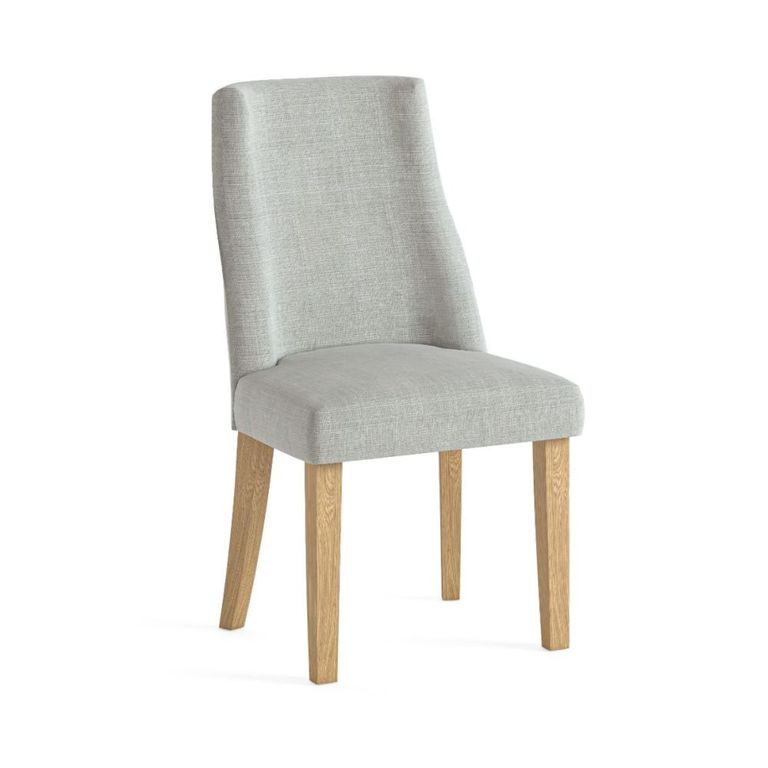 Luna Dining Chair - Set of 2 - Beige Fabric