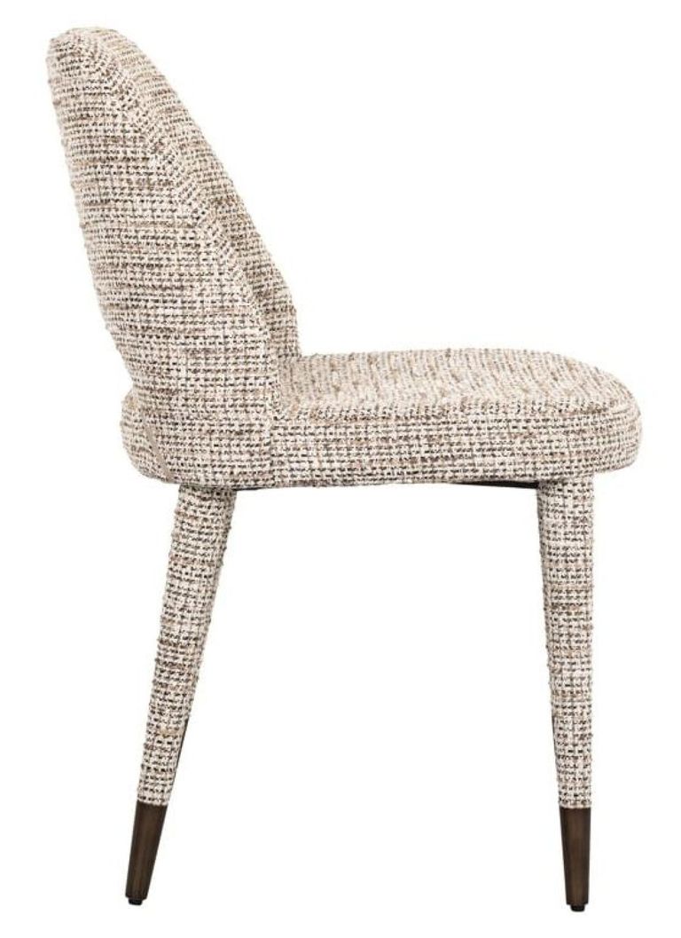 Cecilia Natural Fabric Dining Chair (Set of 2)