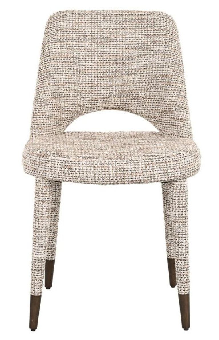 Cecilia Natural Fabric Dining Chair (Set of 2)