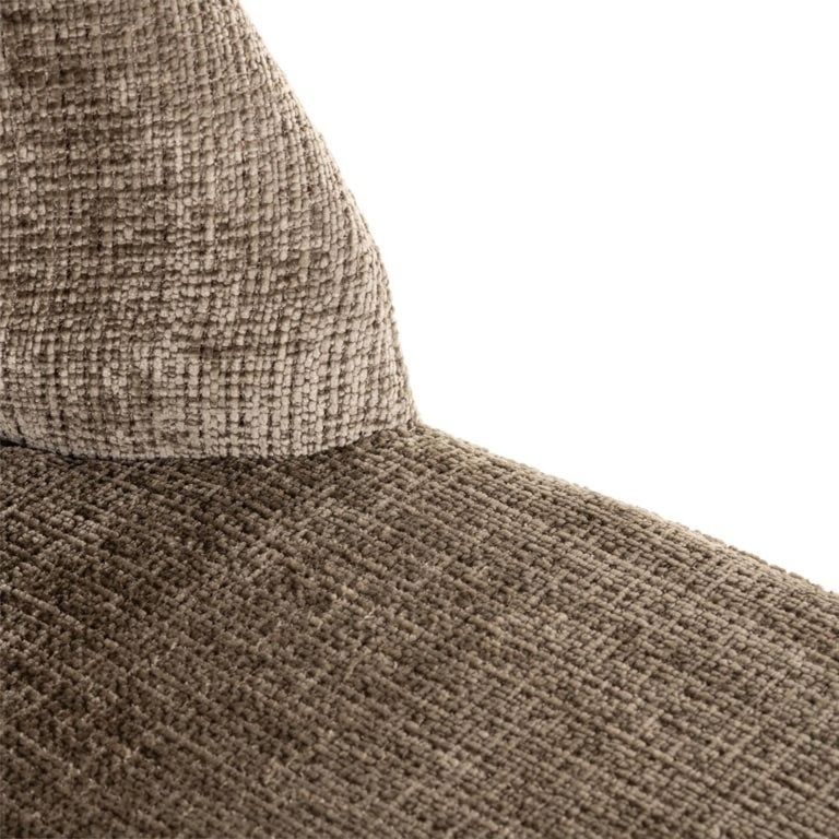 Cecilia Stone Chenille Fabric Dining Chair (Set of 2)