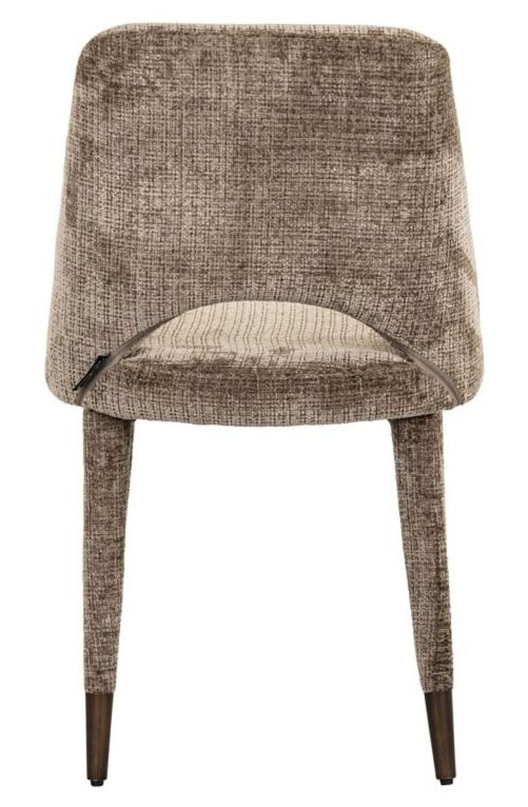 Cecilia Stone Chenille Fabric Dining Chair (Set of 2)