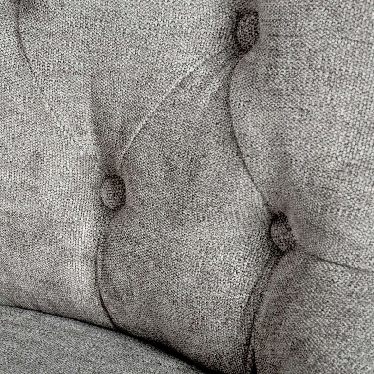 Clearance - 2 x Hill Interiors Silver High Wing Dining Chair with Ring Pull - FS155