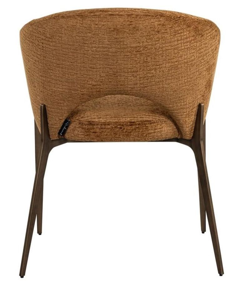 Kenzi Cognac Fabric Dining Chair