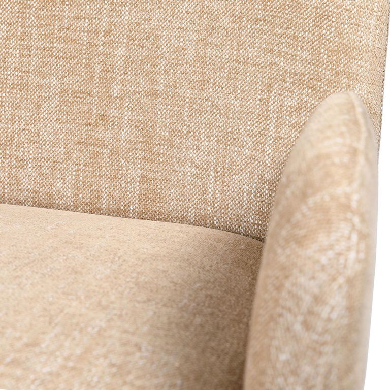 Eska Dining Armchair - Beige Fabric