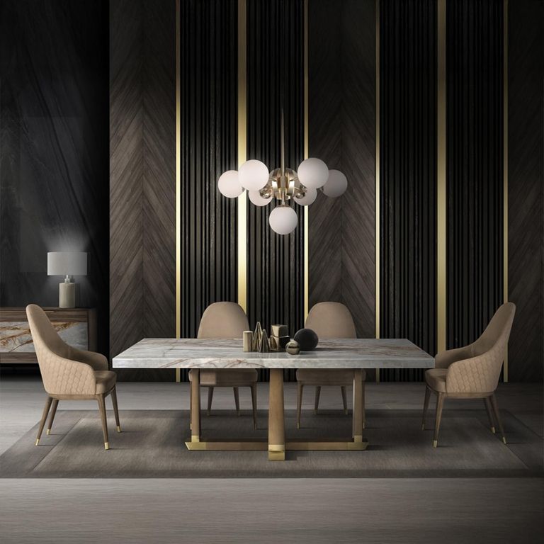 Sylvia Dining Armchair - Leather - Variation Available