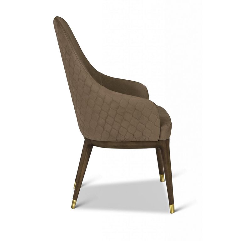 Sylvia Dining Armchair - Leather - Variation Available