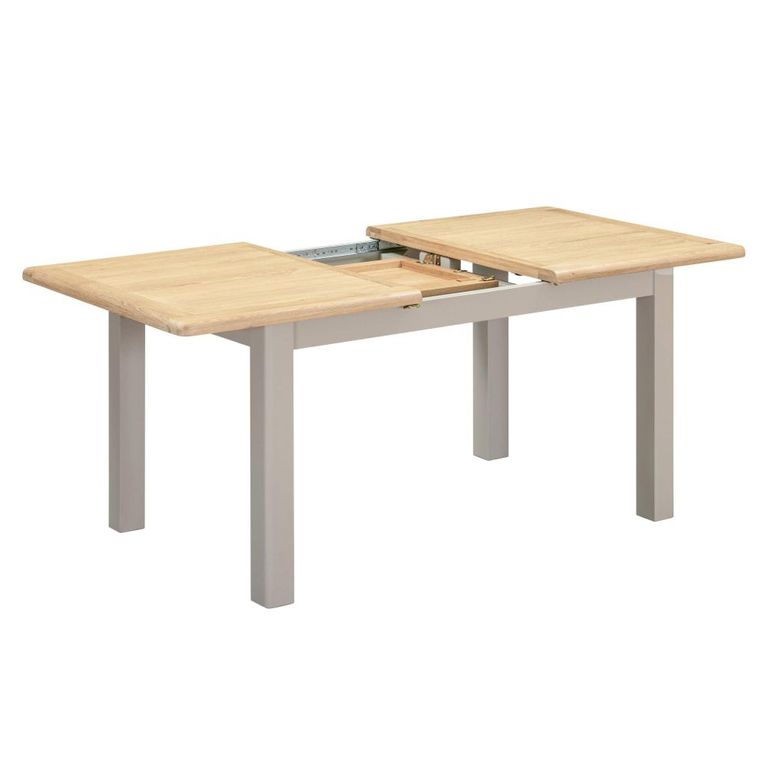 Windermere Painted Butterfly Extending Dining Set - 140cm-180cm - 6-8 Seater - Oyster Grey - Chairs