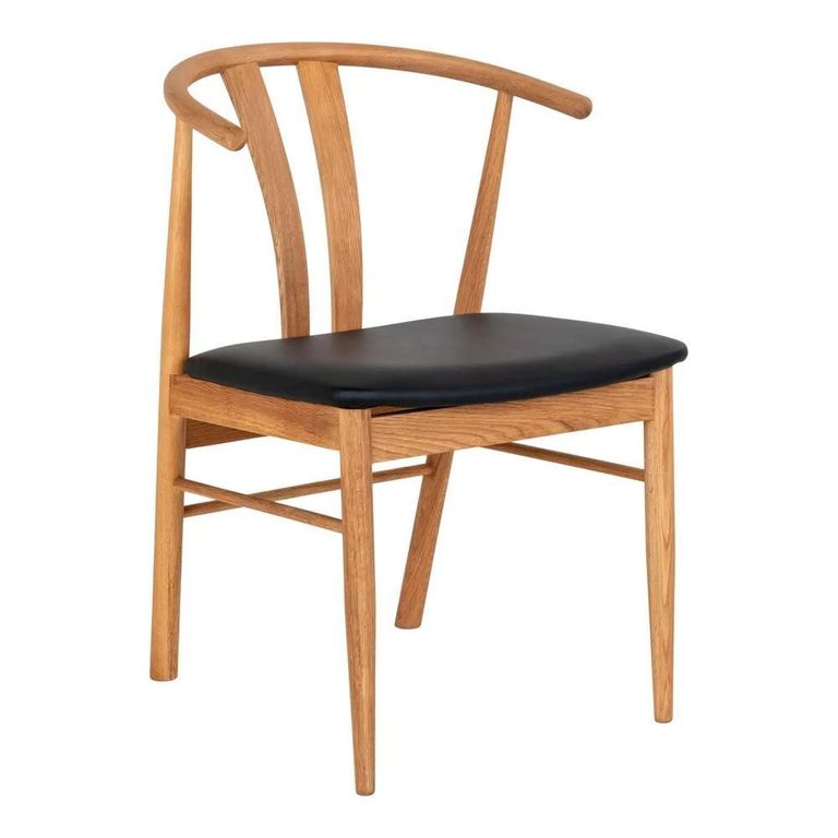 Osaka Oak Extending Dining Set - 120cm-200cm - Round - Slatted Base - Natural - 6 Artenara Spindle Back Chairs
