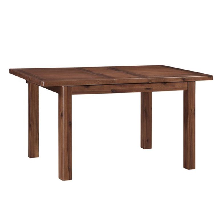 Andorra Butterfly Extending Dining Set - 120cm-165cm - 4-6 Seater - Dark Acacia Wood