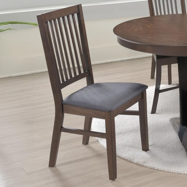 Roseville Dark Oak Extending Dining Set - 155cm-154cm - 4-6 Seater - Oval - 4 Chair