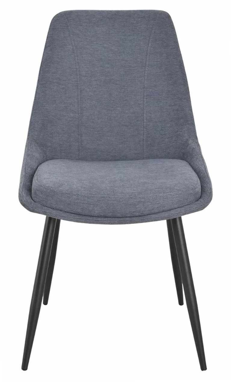 Apollo Extending Dining Set - 6-10 Seater - 160cm-220cm - Grey Ceramic - Darwin Dining Chair - Dark Grey Fabric