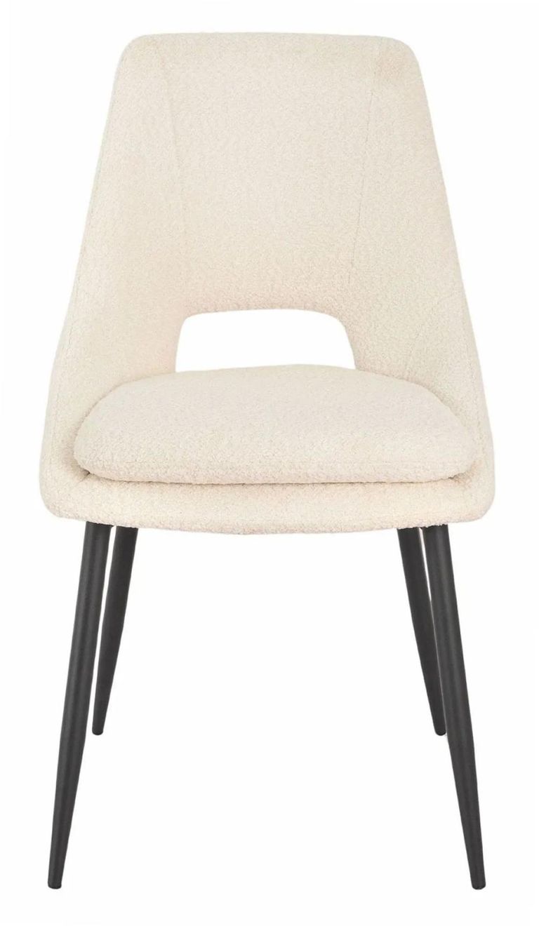 Carrara Dining Set - 4 Seater - 135cm - Round - Grey Ceramic - Extending - 4x Peyton Dining Chairs - Cream Fabric