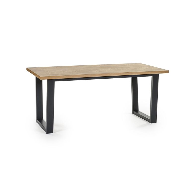Hilton Dining Table - 180cm - 6 Seater - Herringbone - Oak