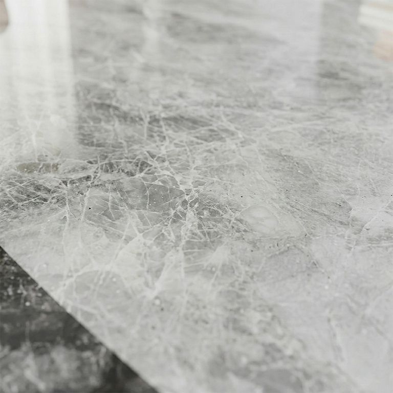 Venice Dining Table - Armani Grey Engineered Marble - Sizes Available