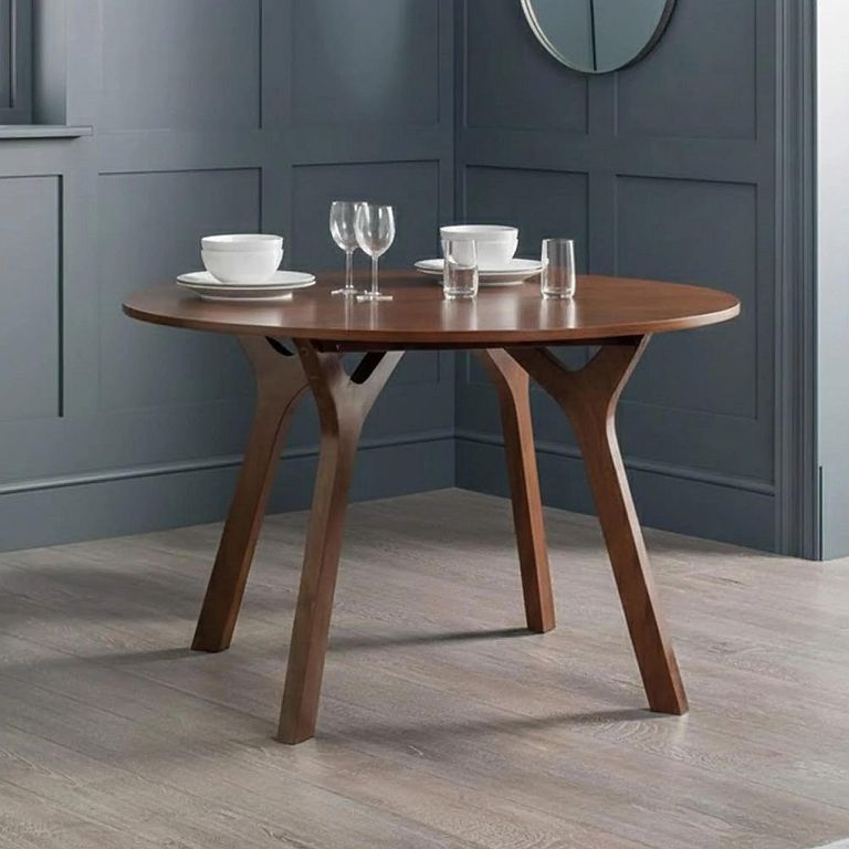 Clearance - Huxley Dining Table - 4 Seater - 120cm - Round - Walnut - FSS16983