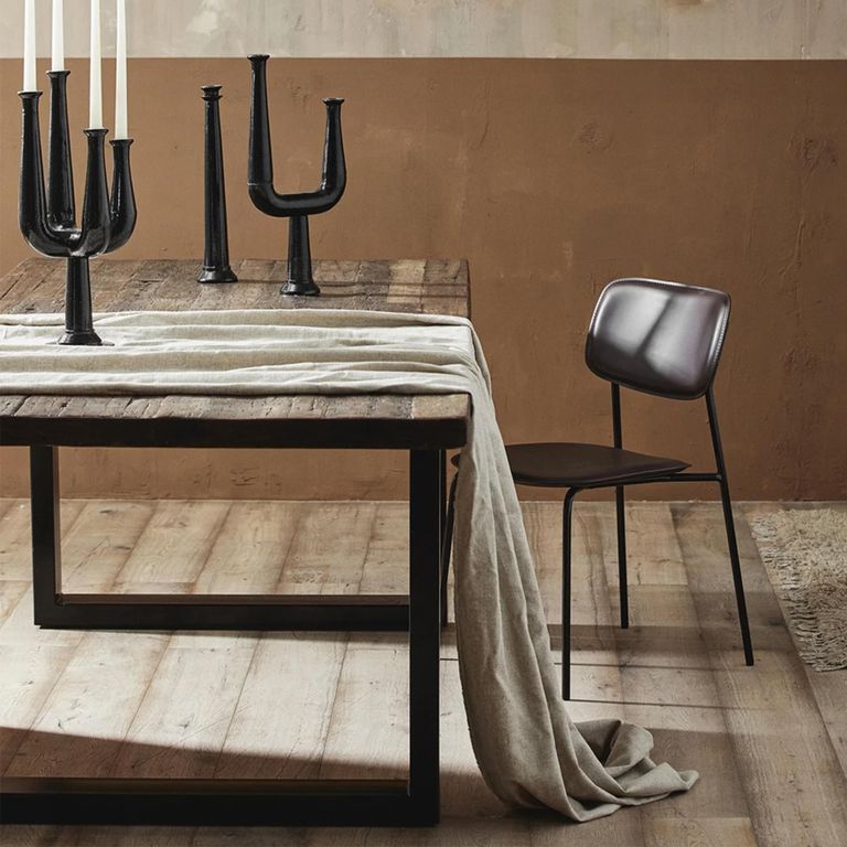 Vintage Dining Table - 8 Seater - 220cm - Recycled Wood and Metal