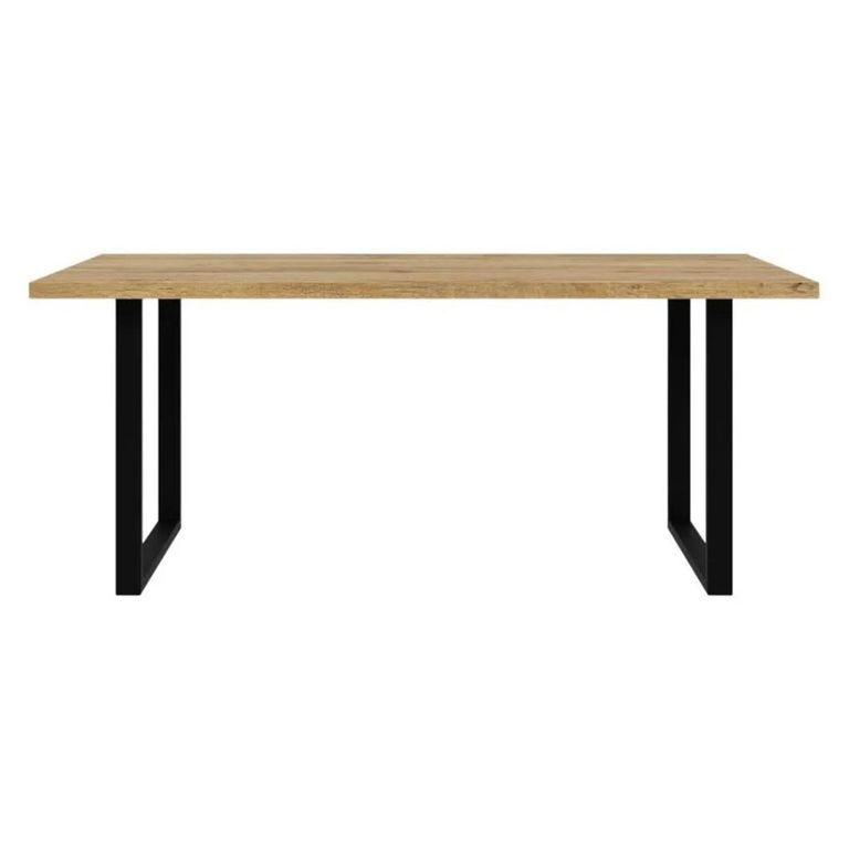 Chevron Dining Table - 6 Seater - Oak