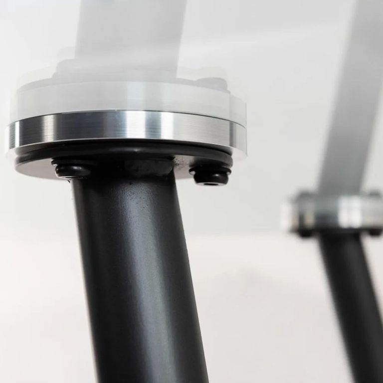 Clearance - Martini Dining Table - 6 Seater - 140cm - Tempered Glass - FSS16993