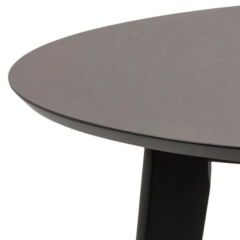 Clearance - Roxby Round Dining Table - 2 Seater - 105cm - Black - FSS16998