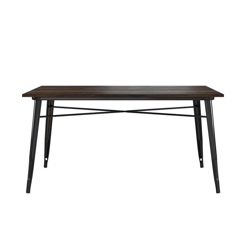 Elmwood Frio Dining Table - 6 Seater - 150cm - Black - 2139059UK