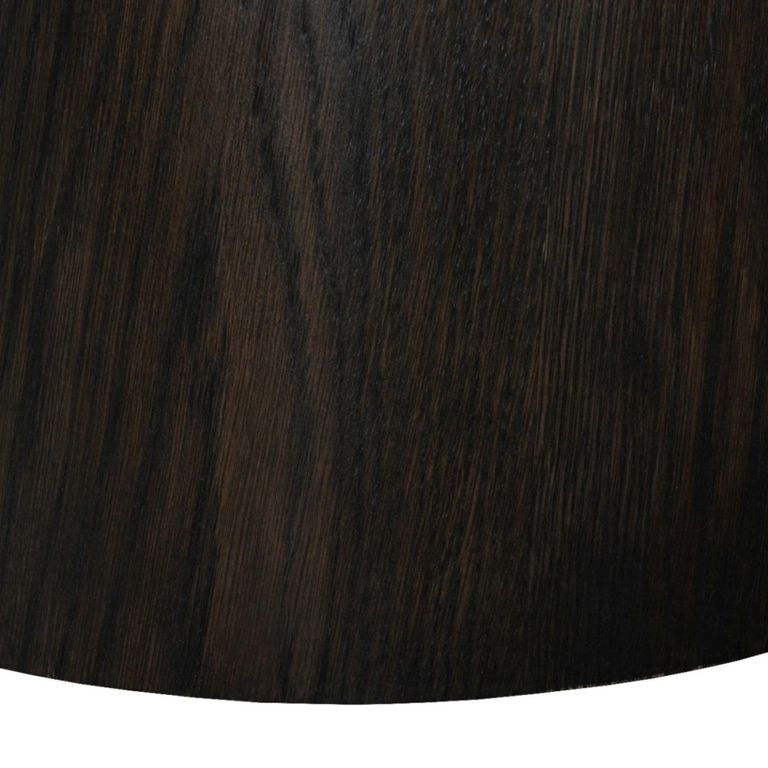 Novero Dining Table - 130cm - 4 Seater - Round - Pedestal - Espresso Oak
