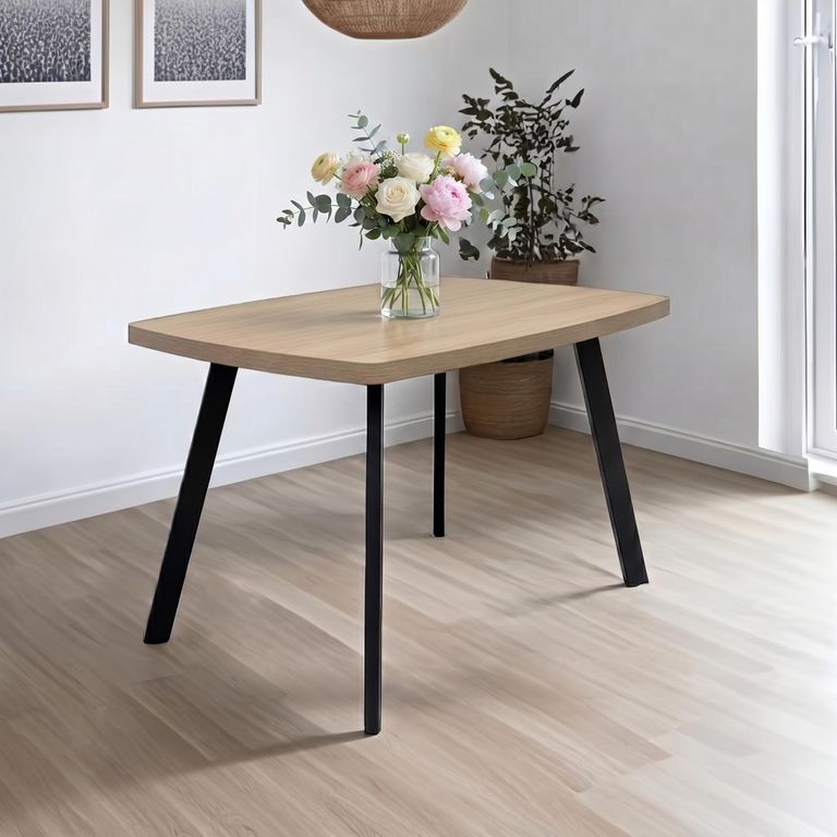 Dalton Dining Table - 4 Seater - 120cm - Light Oak