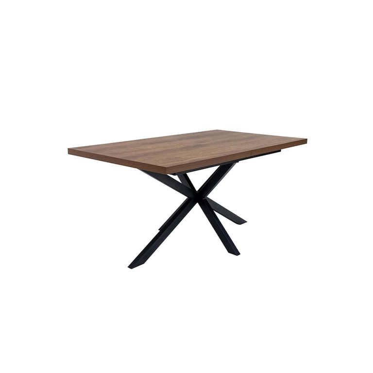 Panama Extending Dining Table - 6-8 Seater - 160cm-200cm - Spider Legs - Dark Oak