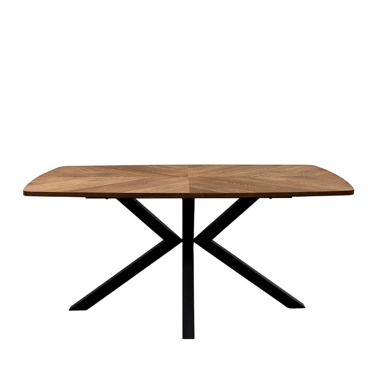 Hampton Dining Table - 6 Seater - 160cm - Spider Legs - Oak