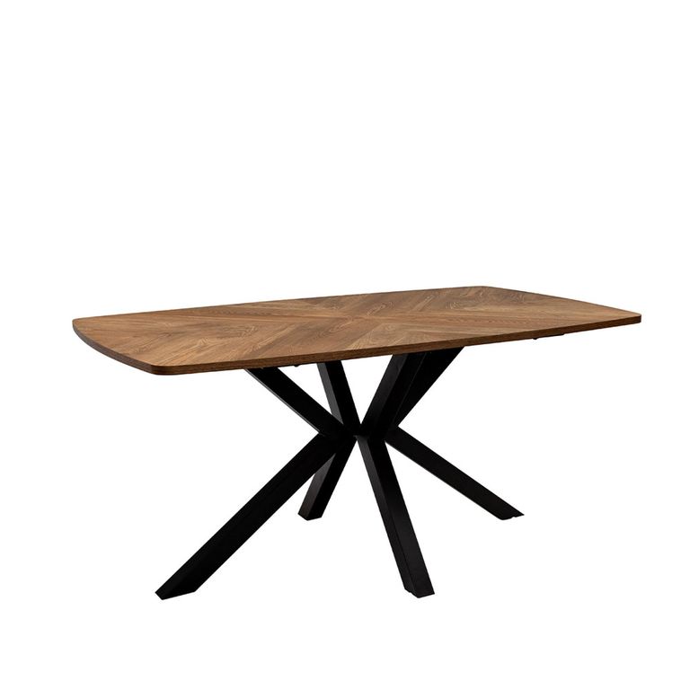 Hampton Dining Table - 6 Seater - 160cm - Spider Legs - Oak