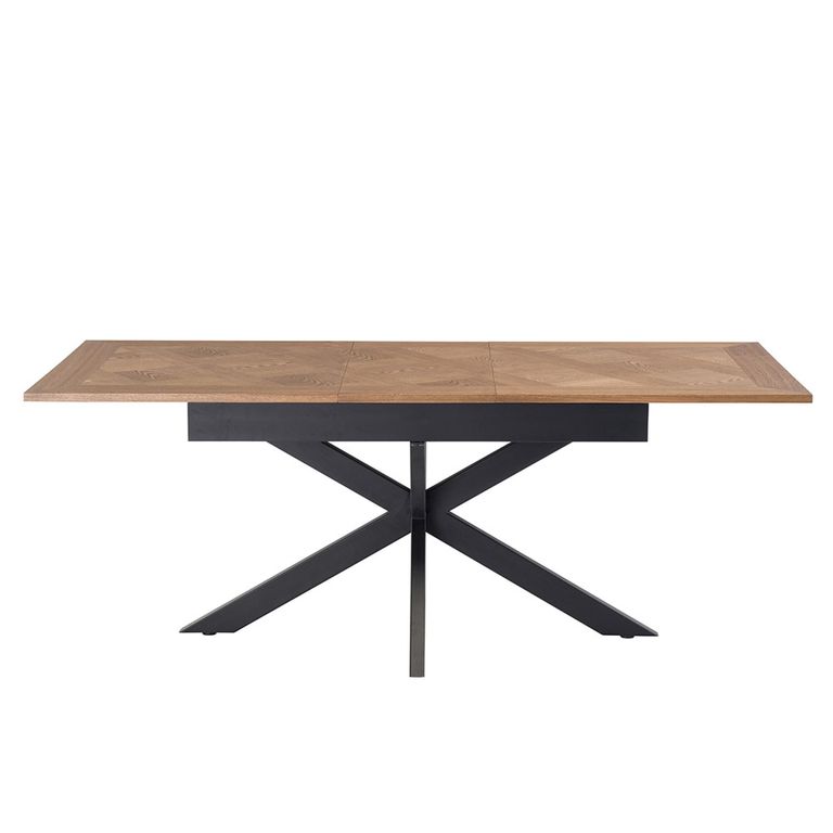 Payton Extending Dining Table - 6-8 Seater - 160cm-200cm - Spider Legs - Oak