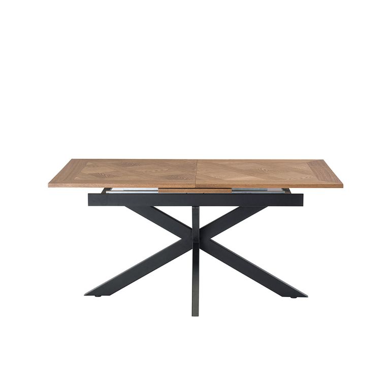Payton Extending Dining Table - 6-8 Seater - 160cm-200cm - Spider Legs - Oak