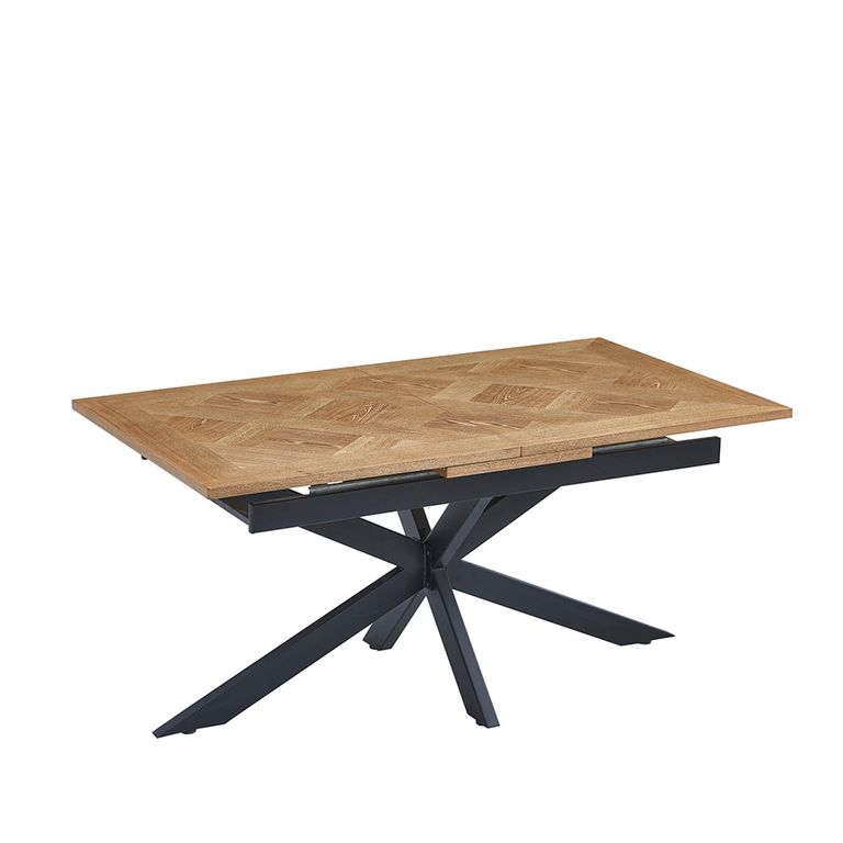 Payton Extending Dining Table - 6-8 Seater - 160cm-200cm - Spider Legs - Oak