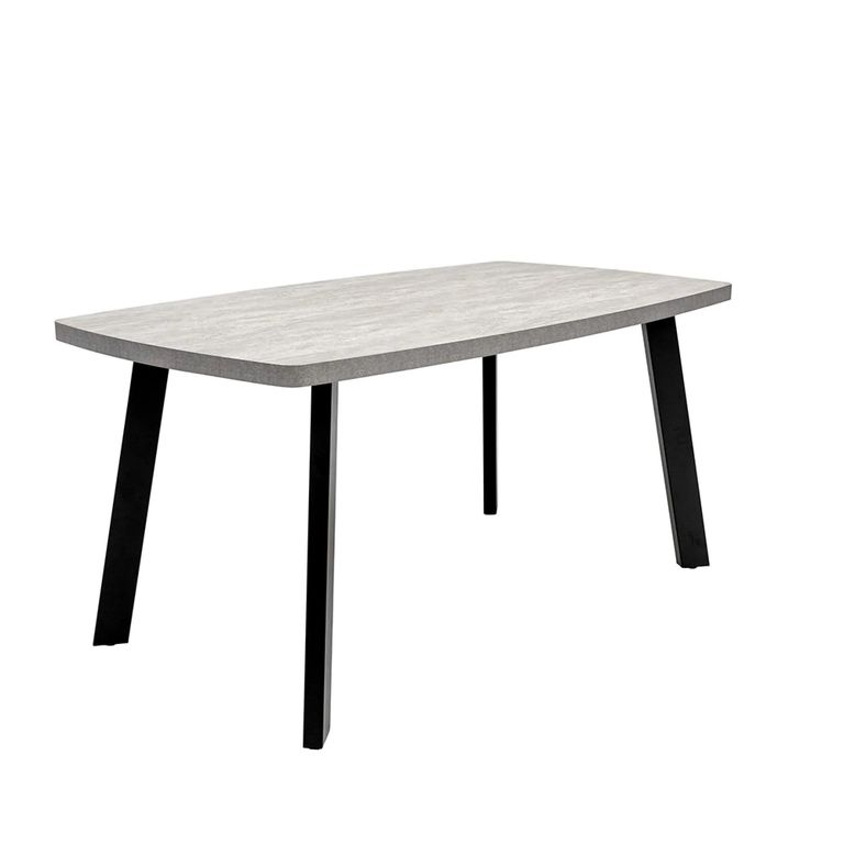Rimini Dining Table - 6 Seater - 160cm - Grey Melamine