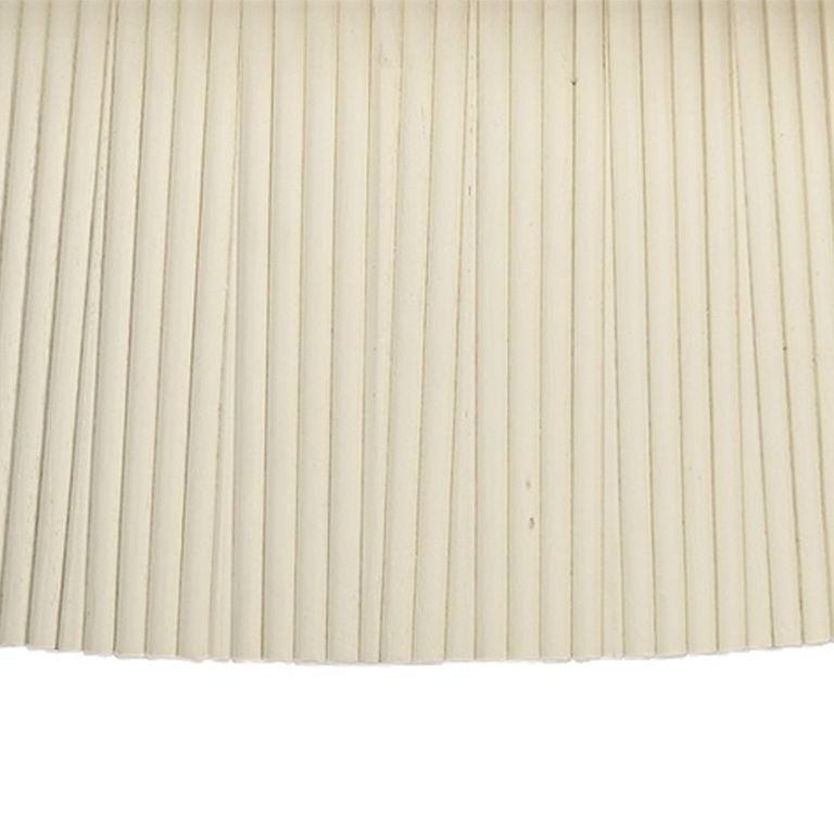 Patrice Fluted Dining Table - 8 Seater - 180cm - Oval - Pedestal - Off White - Mango Wood