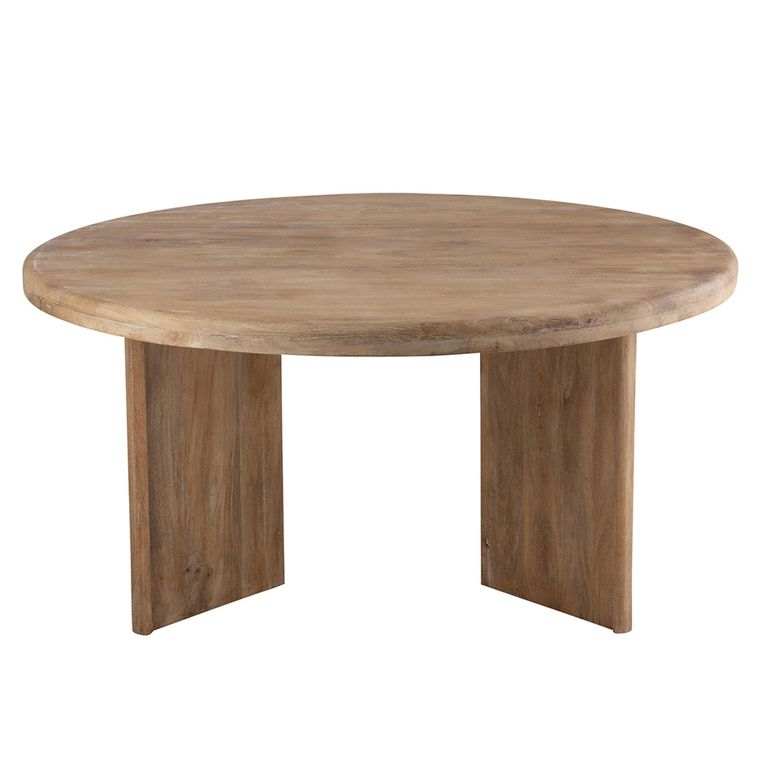 Dining Table - 150cm - 4 Seater - Round - Natural - Mango Wood