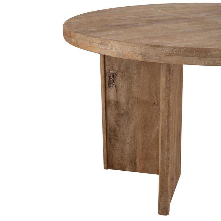 Dining Table - 150cm - 4 Seater - Round - Natural - Mango Wood